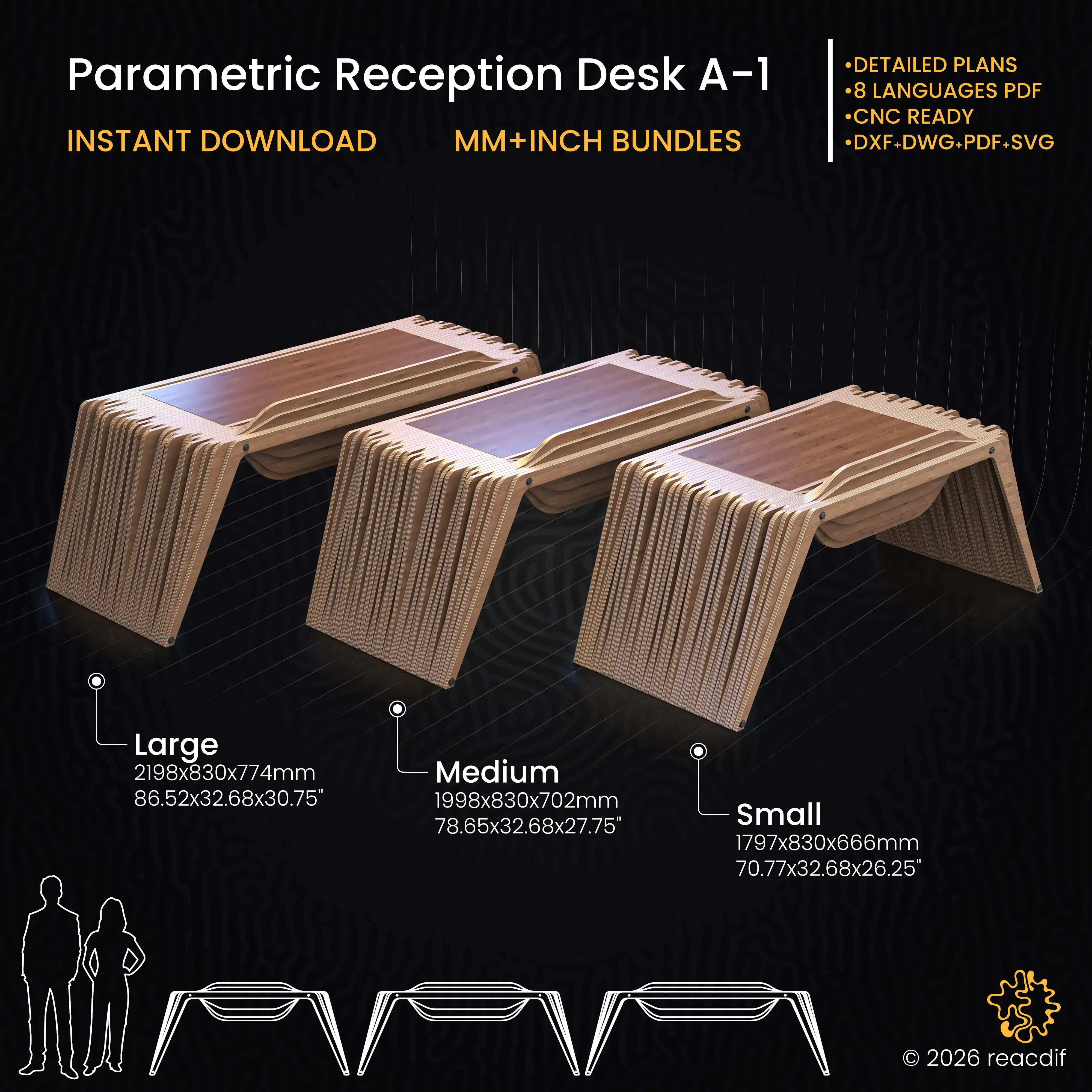 Parametric ReceptionDesk A 1 INFOGRAPHIC