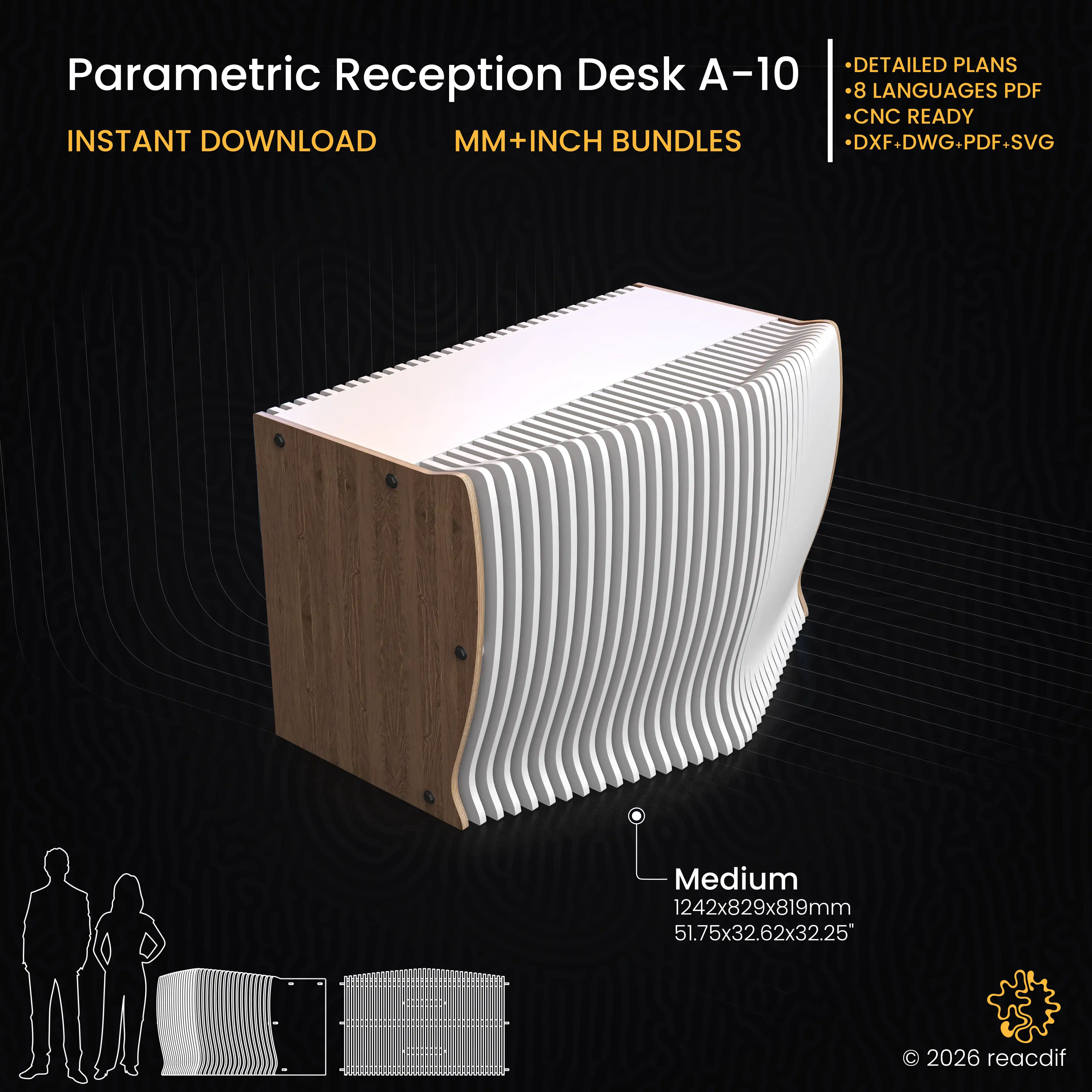 Parametric ReceptionDesk A 10 INFOGRAPHIC
