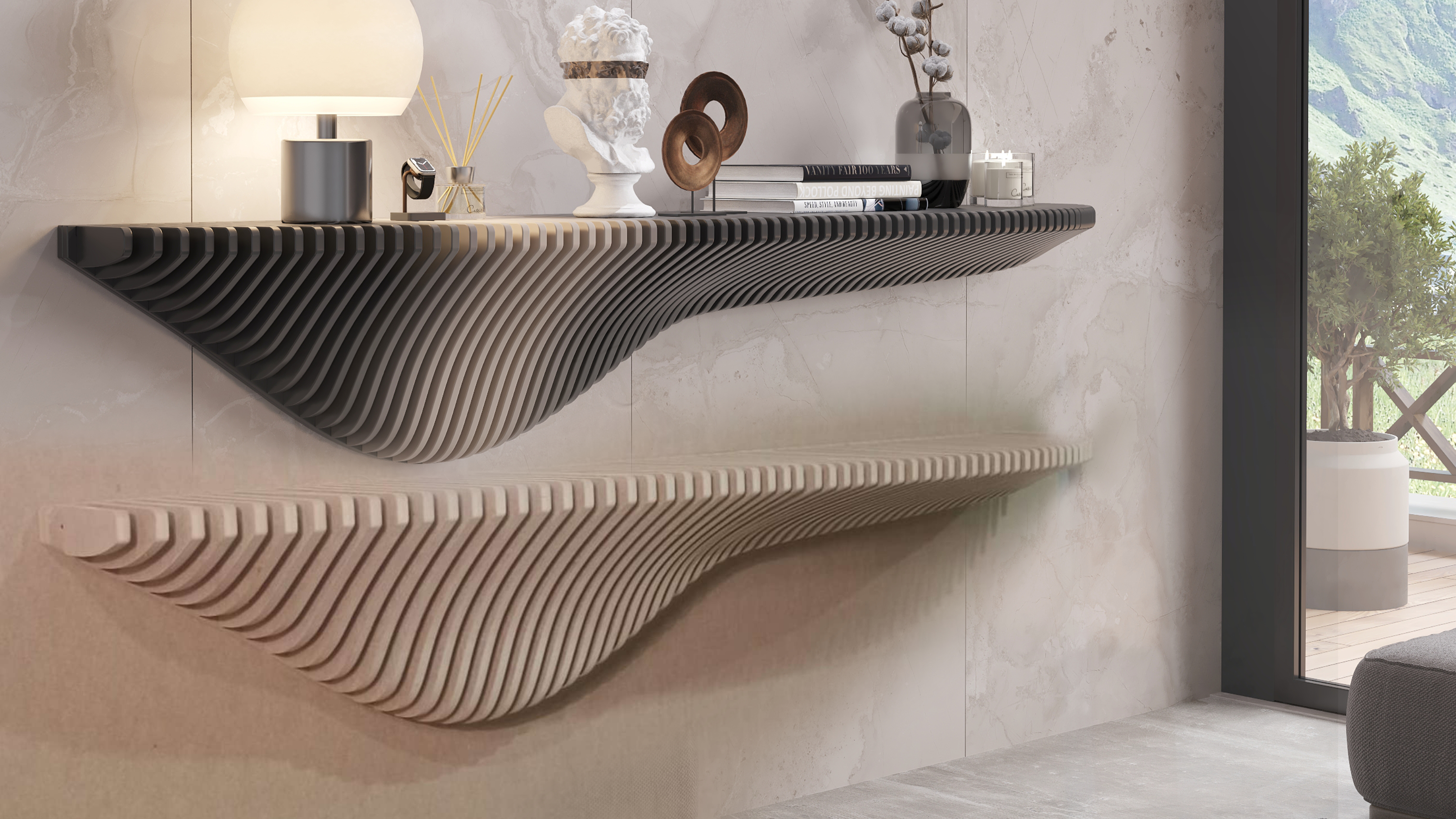 Parametric Wall Shelf A-1 — Blueprint for Fabrication