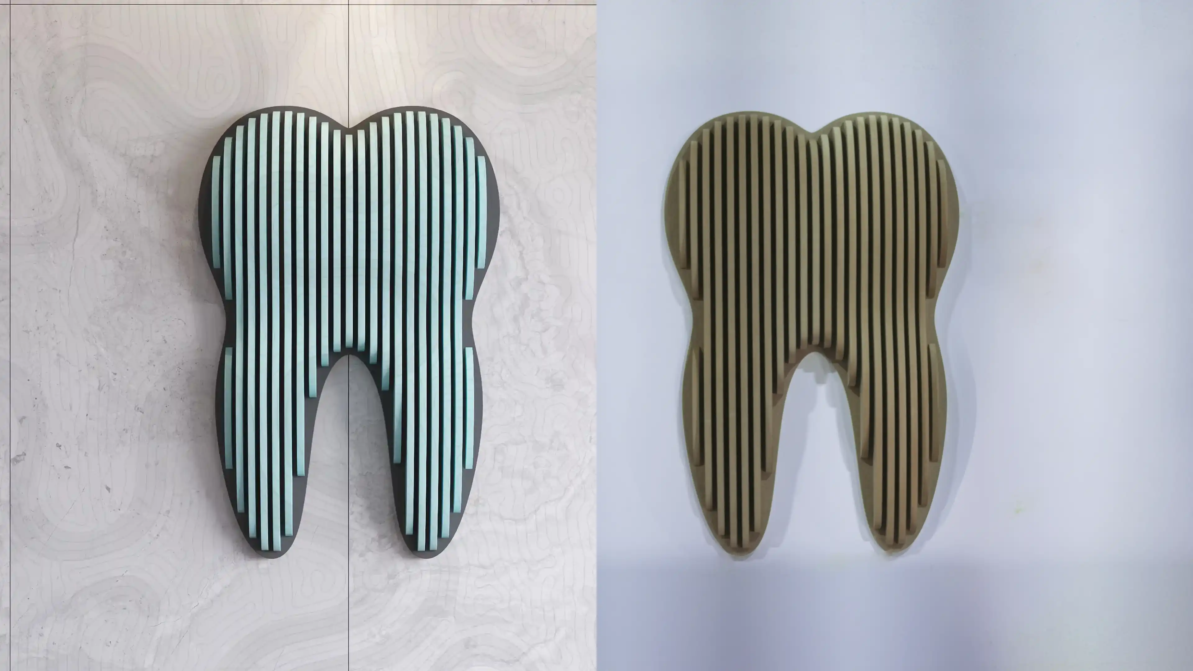 Parametric Wall Art A-5 — Woodworking Project for Dental Clinic